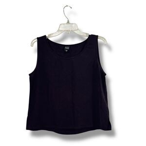 Eileen Fisher Women’s Silk Tank Top Plum Purple Size M Sleeveless Blouse